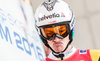Gregor Deschwanden of Switzerland during his Trial Jump of FIS Ski Flying World Championships at the Kulm in Bad Mitterndorf, Austria on 2016/01/15.
