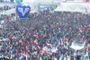 Fans during the FIS Ski Flying World Championships at the Kulm, Bad Mitterndorf, Austria on 2016/01/16.

