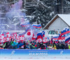 Fans during the FIS Ski Flying World Championships at the Kulm, Bad Mitterndorf, Austria on 2016/01/16.
