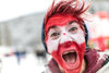 Fans during the FIS Ski Flying World Championships at the Kulm, Bad Mitterndorf, Austria on 2016/01/16.
