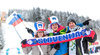 Fans during the FIS Ski Flying World Championships at the Kulm, Bad Mitterndorf, Austria on 2016/01/16.
