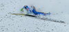 Crash of Johann Andre Forfang of Norway during his 3rd Round Jump of FIS Ski Flying World Championships at the Kulm Kulm in Bad Mitterndorf, Austria on 2016/01/16.
