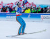 Kenneth Gangnes of Norway reacts after his Final Jump of FIS Ski Flying World Championships at the Kulm, Bad Mitterndorf, Austria on 2016/01/16.
