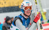 Daniel Andre Tande of Norway reacts in the Final Round of the Team Competition of FIS Ski Flying World Championships at the Kulm in Bad Mitterndorf, Austria on 2016/01/17.
