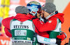 Piotr Zyla (POL), Kamil Stoch (POL), Dawid Kubacki (POL), Maciej Kot (POL) during the mens Team FIS Skijumping World Cup at the Vogtland Arena in Klingenthal, Germany on 2016/12/03.
