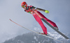 Antti Aalto of Finland during ski flying team competition of the FIS ski jumping World cup in Planica, Slovenia. Ski flying team competition of FIS Ski jumping World cup in Planica, Slovenia, was held on Saturday, 25th of March 2017.
