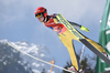 Ville Larinto of Finland during ski flying team competition of the FIS ski jumping World cup in Planica, Slovenia. Ski flying team competition of FIS Ski jumping World cup in Planica, Slovenia, was held on Saturday, 25th of March 2017.
