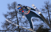 Eetu Nousiainen of Finland during trial round of the FIS ski jumping World cup in Planica, Slovenia. FIS ski jumping World cup in Planica, Slovenia, was held on Friday, 25th of March 2022.