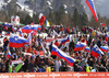 Spectators during race of the FIS ski jumping World cup in Planica, Slovenia. FIS ski jumping World cup in Planica, Slovenia, was held on Friday, 25th of March 2022.