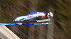 Niklas Malacinski of USA soars through the air during men nordic combined race of FIS Nordic skiing World Championships 2023 in Planica, Slovenia. Men nordic combined race of FIS Nordic skiing World Championships 2023 was held in Planica Nordic Center in Planica, Slovenia, on Saturday, 25th of February 2023.