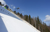 Eero Hirvonen of Finland soars through the air during men nordic combined race of FIS Nordic skiing World Championships 2023 in Planica, Slovenia. Men nordic combined race of FIS Nordic skiing World Championships 2023 was held in Planica Nordic Center in Planica, Slovenia, on Saturday, 25th of February 2023.