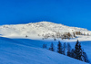 Ski touring in mountains above Jesenice, Slovenia.