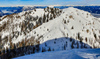 Ski touring in mountains above Gozd Martuljek, Slovenia. Beautiful views can been enjoyed from top of Trupejevo Poldne, Lepi vrh and Ojstri vrh mountains, located in backcountry above Gozd Martuljek, Slovenia.