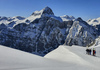 Ski touring to Stenar and mountains around Slovenias highest mountain Triglav.