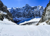 Ski touring to Stenar and mountains around Slovenias highest mountain Triglav.