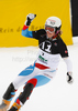 Fraenzi Maegert-Kohli of Switzerland during parallel giant slalom of FIS Snowbord World Cup in Kreischberg, Austria. Parallel giant slalom of FIS Snowbord World Cupwas held in Kreischberg, Austria, on 6th of January 2010.
