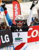 Fraenzi Maegert-Kohli of Switzerland during parallel giant slalom of FIS Snowbord World Cup in Kreischberg, Austria. Parallel giant slalom of FIS Snowbord World Cupwas held in Kreischberg, Austria, on 6th of January 2010.
