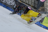 Dominic HARINGTON GBR crashes during the qualification round prior of the FIS Snowboard Big Air World Cup at the London Freeze Festival at Battersea Power Station, London.
