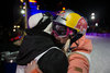 1st placed Enni Rukajarvi of Finnland and 2nd placed Katie Ormerod of Great Britain during the Air and Style Snowboard Competition and Festival at the Olympiaworld in Innsbruck, Austria on 2017/02/04.
