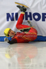 Xianwei Liu of China during World short track speed skating team World championships, which was held on 20th of March 2011 in Warszawa, Poland.
