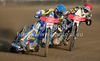 Tomasz Gollob (POL) and Chris Holder (AUS) during European GP Speedway Grand Prix 2011 race in Leszno, Poland. European GP Speedway Grand Prix was held on Saturday, 30th of April 2011 in Leszno, Poland.
