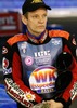 Antti Aakko of Finland during FIM Icespeedway World Championship GP at the Roundcourse in Assen, Netherlands on 2014/03/09.
