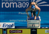 Katja Lehtonen of Finland competes during Womens  50m Breaststroke Heats during the 13th FINA World Championships Roma 2009, on August 1, 2009, at the Stadio del Nuoto,  in Foro Italico, Rome, Italy.

