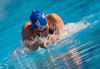 Katja Lehtonen of Finland competes during Womens  50m Breaststroke Heats during the 13th FINA World Championships Roma 2009, on August 1, 2009, at the Stadio del Nuoto,  in Foro Italico, Rome, Italy.
