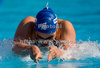 Katja Lehtonen of Finland competes during Womens  50m Breaststroke Heats during the 13th FINA World Championships Roma 2009, on August 1, 2009, at the Stadio del Nuoto,  in Foro Italico, Rome, Italy.
