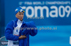 Hanna-Maria Seppala of Finland competes during the Womens  50m Breaststroke Semi-Final during the 13th FINA World Championships Roma 2009, on August 1, 2009, at the Stadio del Nuoto,  in Foro Italico, Rome, Italy.
