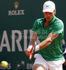 Tomas Berdych (CZE) in action during the first round match between Feliciano Lopez (ESP) and Tomas Berdych (CZE) at the ATP Monte Carlo Masters tennis tournament held in the Monte Carlo Country Club, Monaco, between from the 12th to the 18th April.
