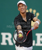 Jarkko Nieminen (FIN) in action during the first round match between J. Monaco (ESP) and Jarkko Nieminen (FIN) at the ATP Monte Carlo Masters tennis tournament held in the Monte Carlo Country Club, Monaco, between from the 12th to the 18th April.
