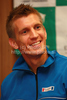 Jarkko Nieminen during press conference and team presentation before tennis Davis Cup match between Slovenia and Finland. Press conference and team presentation was held in Tivoli Arena in Ljubljana, Slovenia, on Tuesday, 1st of March 2011.
