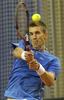 Jarkko Nieminen of Finland during match of Davis Cup between Slovenia and Finland. Match between Jarkko Nieminen of Finland and Gregor Zemlja of Slovenia was held in Tivoli Arena in Ljubljana, Slovenia, on Friday, 4th of March 2011.
