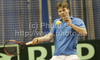 Harri Heliovaara of Finland during doubles match of Davis Cup between Slovenia and Finland. Match between Jarkko Nieminen and Harri Heliovaara of Finland, and Gregor Zemlja, and Luka Gregorc of Slovenia was held in Tivoli Arena in Ljubljana, Slovenia, on Saturday, 5th of March 2011.
