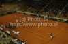 Jarkko Nieminen (L) and Harri Heliovaara of Finland (R) during doubles match of Davis Cup between Slovenia and Finland. Match between Jarkko Nieminen and Harri Heliovaara of Finland, and Gregor Zemlja, and Luka Gregorc of Slovenia was held in Tivoli Arena in Ljubljana, Slovenia, on Saturday, 5th of March 2011.

