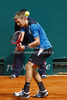 Jarkko Nieminen (FIN) in action during the first round match between Radek Stepanek (CZE) and Jarkko Nieminen (FIN) at the ATP Monte Carlo Masters tennis tournament held in the Monte Carlo Country Club, Monaco.
