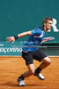 Jarkko Nieminen (FIN) in action during the first round match between Radek Stepanek (CZE) and Jarkko Nieminen (FIN) at the ATP Monte Carlo Masters tennis tournament held in the Monte Carlo Country Club, Monaco.
