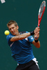 Jarkko Nieminen (FIN) in action during the first round match between Radek Stepanek (CZE) and Jarkko Nieminen (FIN) at the ATP Monte Carlo Masters tennis tournament held in the Monte Carlo Country Club, Monaco.
