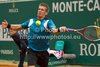 Jarkko Nieminen (FIN) in action during the second round match between Rafael Nadal (ESP) and Jarkko Nieminen (FIN)  at the ATP Monte Carlo Masters tennis tournament held in the Monte Carlo Country Club, Monaco..
