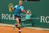 Jarkko Nieminen (FIN) in action during the second round match between Rafael Nadal (ESP) and Jarkko Nieminen (FIN)  at the ATP Monte Carlo Masters tennis tournament held in the Monte Carlo Country Club, Monaco..
