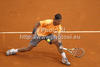 Rafael Nadal (ESP) in action during the second round match between Rafael Nadal (ESP) and Jarkko Nieminen (FIN)  at the ATP Monte Carlo Masters tennis tournament held in the Monte Carlo Country Club, Monaco..

