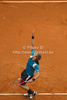Jarkko Nieminen (FIN) in action during the second round match between Rafael Nadal (ESP) and Jarkko Nieminen (FIN)  at the ATP Monte Carlo Masters tennis tournament held in the Monte Carlo Country Club, Monaco..
