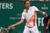 Alexandr Dolgopolov (UKR) in action during the second round match between Bernard Tomic (AUS) and Alexandr Dolgopolov (UKR)  at the ATP Monte Carlo Masters tennis tournament held in the Monte Carlo Country Club, Monaco..
