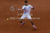 Novak Djokovic (SRB) in action during the second round match between Novak Djokovic (SRB) and Andreas Seppi (ITA)  at the ATP Monte Carlo Masters tennis tournament held in the Monte Carlo Country Club, Monaco..
