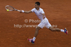 Novak Djokovic (SRB) in action during the second round match between Novak Djokovic (SRB) and Andreas Seppi (ITA)  at the ATP Monte Carlo Masters tennis tournament held in the Monte Carlo Country Club, Monaco..

