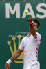 Novak Djokovic (SRB) in action during the second round match between Novak Djokovic (SRB) and Andreas Seppi (ITA)  at the ATP Monte Carlo Masters tennis tournament held in the Monte Carlo Country Club, Monaco..
