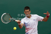 Novak Djokovic (SRB) in action during the second round match between Novak Djokovic (SRB) and Andreas Seppi (ITA)  at the ATP Monte Carlo Masters tennis tournament held in the Monte Carlo Country Club, Monaco..
