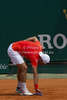 Jurgen Melzer (AUT) in action during the second round match between Julien Benneteau (FRA) and Jurgen Melzer (AUT)  at the ATP Monte Carlo Masters tennis tournament held in the Monte Carlo Country Club, Monaco..
