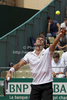 Julien Benneteau (FRA) in action during the second round match between Julien Benneteau (FRA) and Jurgen Melzer (AUT)  at the ATP Monte Carlo Masters tennis tournament held in the Monte Carlo Country Club, Monaco..
